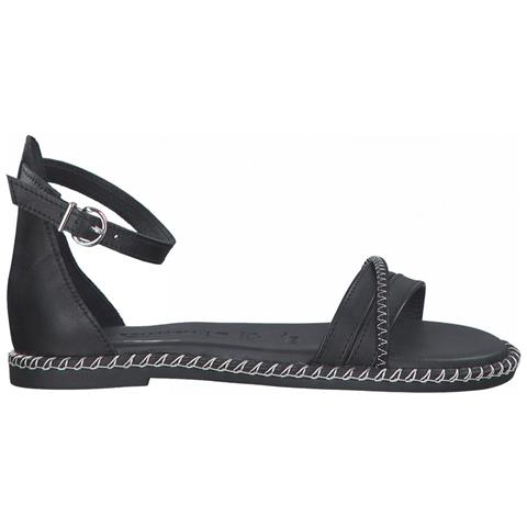 Black Casual Low Heels Sandali Pelle Scarpe Donna Nero Eu 36, 28112 001 - Foto 1