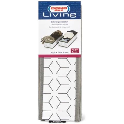 Living - Set 2 Divisori Per Cassetti Metrik Peva 30x10,5x8cm - Foto 1