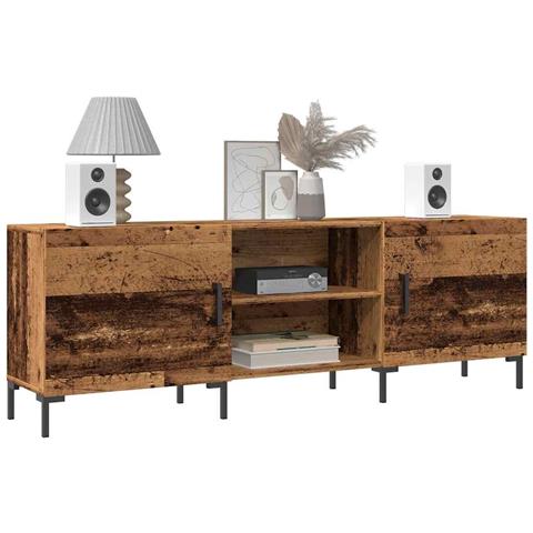 Mobile Porta Tv Legno Antico 150x30x50 Cm In Truciolato - Foto 1