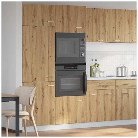 Mobile Microonde “Lyon” Rovere Artigianale 60x57x207 cm - Foto 2