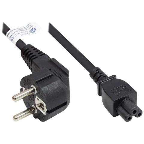 P0105-S018 cavo di alimentazione Nero 1,8 m Spina di alimentazione di tipo E+F Accoppiatore C5 - Foto 1