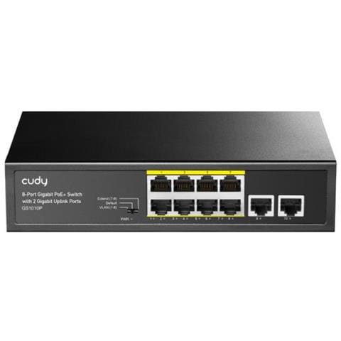 Switch 8p Gigabit Poe+da 30w+2prj45 20gbps 120w Power Supply - Foto 1