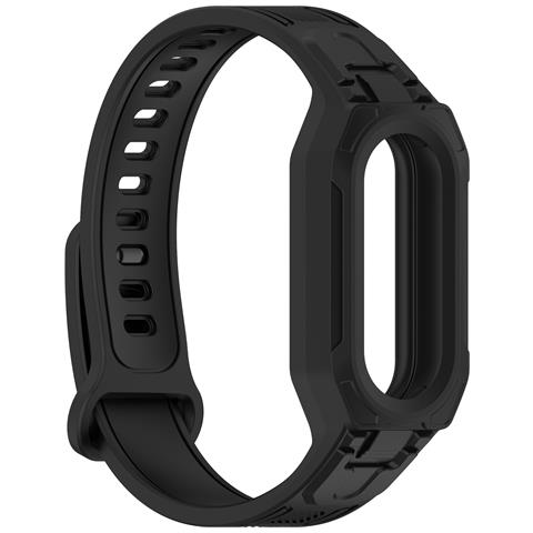 Cinturino Universale In Silicone Per Xiaomi Mi Band 9, 8, 7, 6, 5 Black - Foto 4