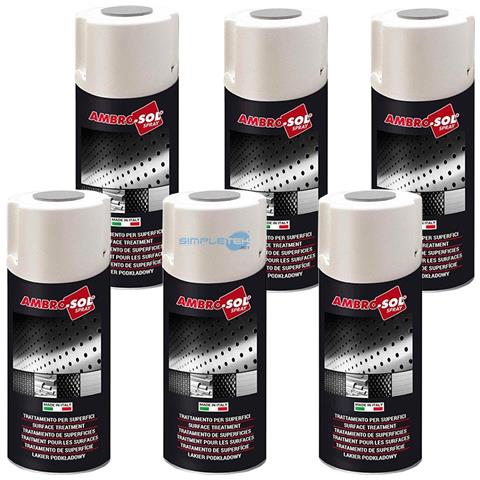 6x Bomboletta Spray Vernice Blu Compatibile Con New Holland Carrozzeria Agricola - Foto 1