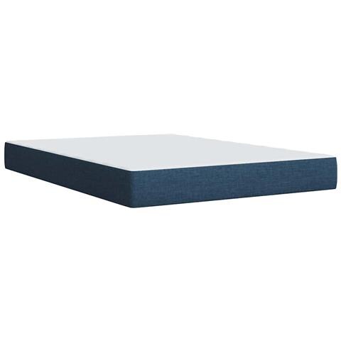 Giroletto a Molle con Materasso Blu 140x190 cm in Tessuto - Foto 9