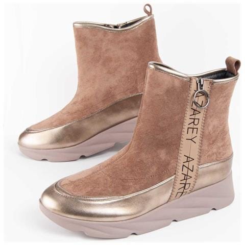 Stivale Con Zeppa Calig5 Marrone. - Foto 1