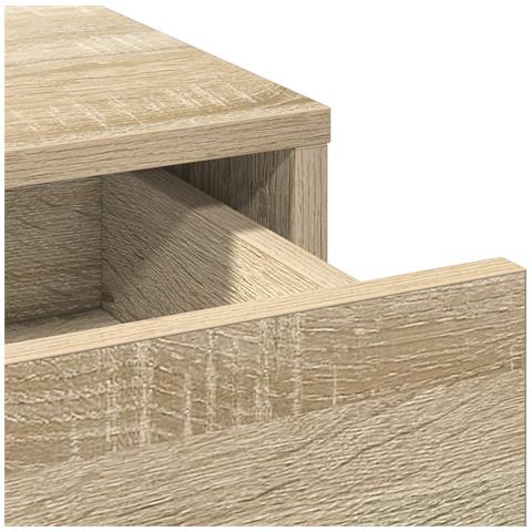 Mobile Sideboard Rovere Sonoma 40x41x75 cm in Legno Ingegnerizzato - Foto 9