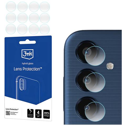 4 Lotti Di Protezioni Per Obiettivo Fotocamera Per Galaxy M35 Vetro Ibrido 6h, Trasparente - Foto 2