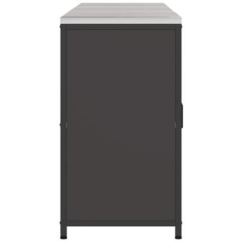 Set di Stoccaggio per Cucina 3 pcs Nero 180 x 50 x 92 cm - Foto 9