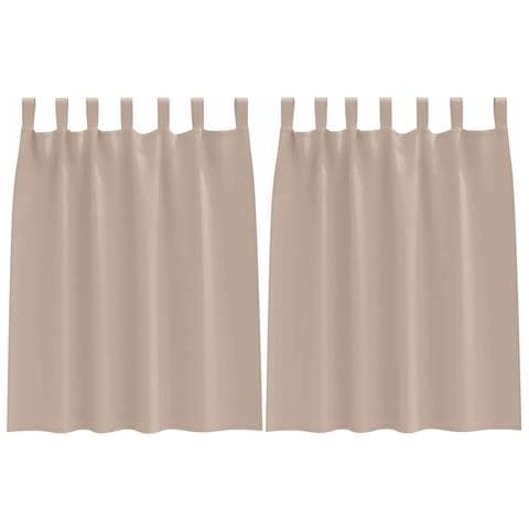 Tende con tende 2 pcs Talpa 140x140cm Poliestere - Foto 1