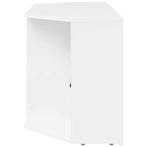 Mobile TV LED Angolare Bianco ad Alto Lucido 104 x 40 x 50 cm - Foto 9