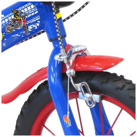 Sch Speed 14'' - Bicicletta Per Bambine (4-6 Anni), Ruote 14'', Telaio Acciao, Con Accessori - Colore Blu - Foto 6