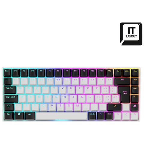 SKILLER SGK50 S3 tastiera Gaming USB QWERTY Italiano Bianco - Foto 1