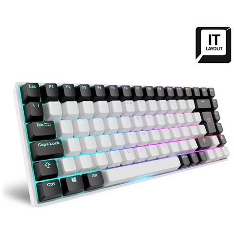 SKILLER SGK50 S3 tastiera Gaming USB QWERTY Italiano Bianco - Foto 8