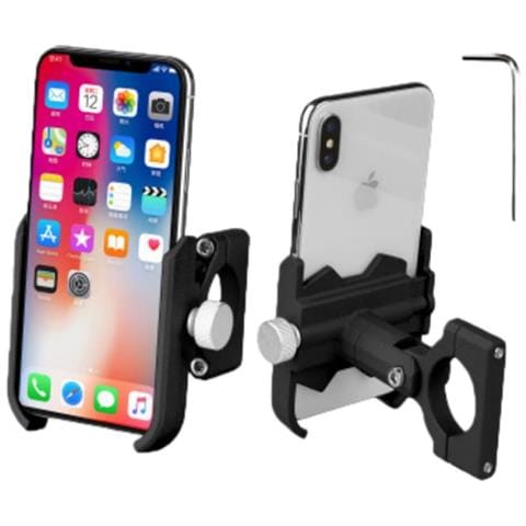 Supporto Per Telefono Da Bici In Lega Di Alluminio - Regolabile, Antiurto - Foto 1