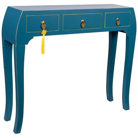 Mobile Da Ingresso In Legno Con 3 Cassetti 96x26x80 - Foto 1