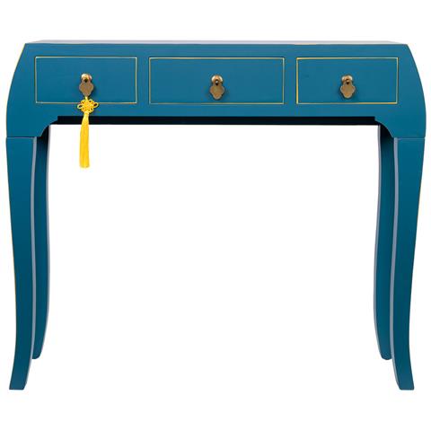 Mobile Da Ingresso In Legno Con 3 Cassetti 96x26x80 - Foto 2