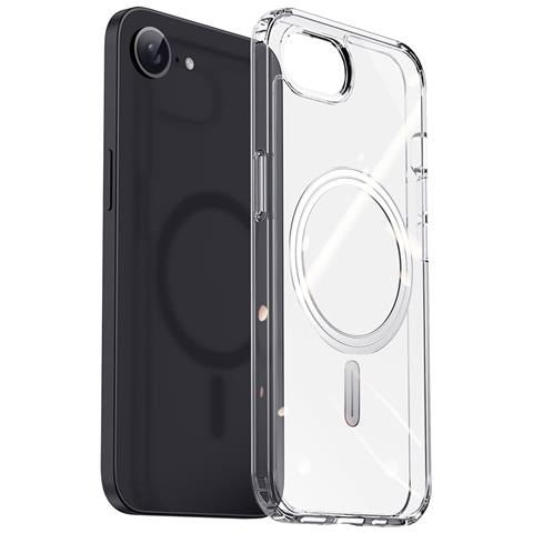 Cover per iPhone 16e - TPU+PC, Trasparente, MagSafe - Foto 1