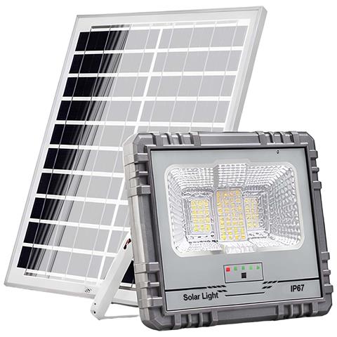 Proiettore Solare Led 10w Ip67 Con Batteria 10000mah Con Pannello 12w - Foto 2