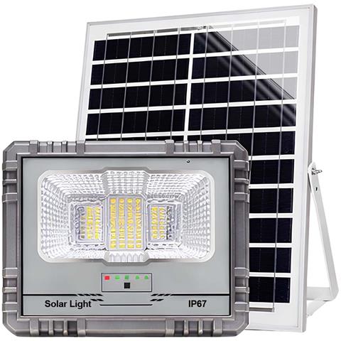 Proiettore Solare Led 10w Ip67 Con Batteria 10000mah Con Pannello 12w - Foto 1