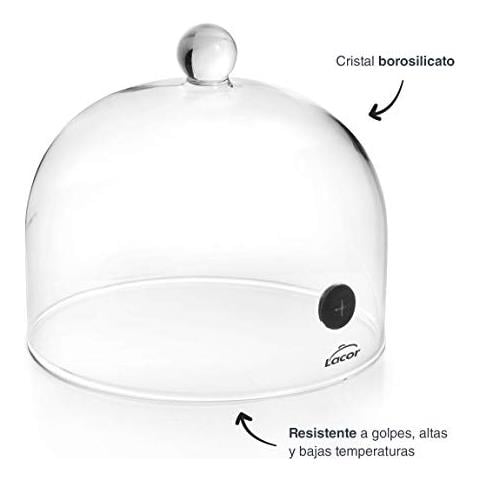 61815 - Campana affumicatrice magica per alimenti, con coperchio in vetro e valvola, - Foto 3