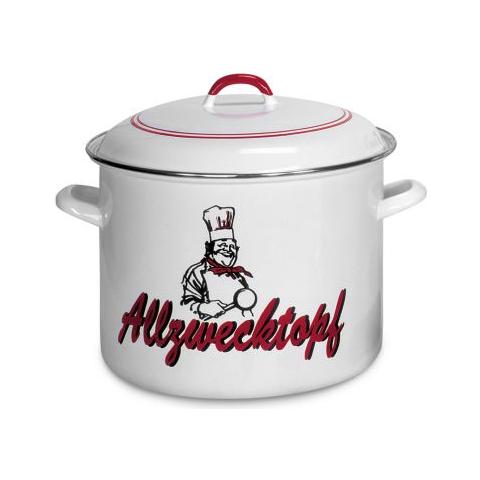 Pentola universale 28 cm 14 l in smalto antigraffio - Foto 2