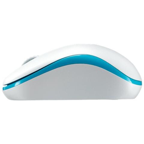 Mouse Wireless M10 Plus 1000 DPI Colore Bianco / Blu - Foto 2