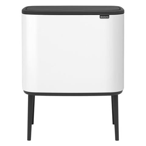 Pattumiera 2 Cestelli 11-23lt Bo Touch Bin Bianco - Foto 1