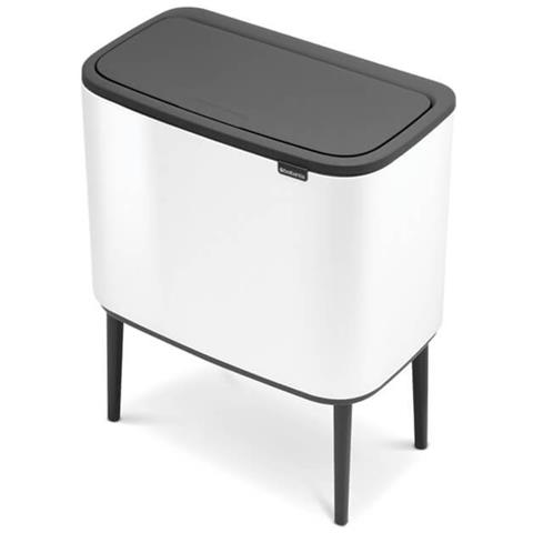 Pattumiera 2 Cestelli 11-23lt Bo Touch Bin Bianco - Foto 16