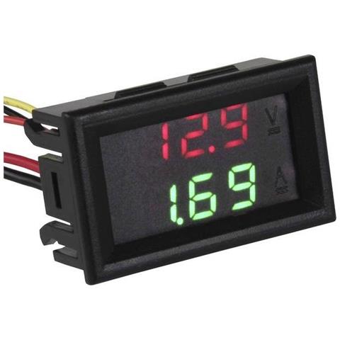 Strumento Di Misura Digitale Da Pannello Vam10010 Misura Di Tensione / corrente 0 A 99 V / 0 A 9,99 A - Foto 1