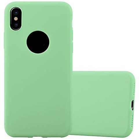 Cadorabo Custodia Compatibile Con Apple Iphone Xs Max In Candy Pastello Verde - Coperchio Protettivo In Silicone Tpu Flessibile - Foto 1