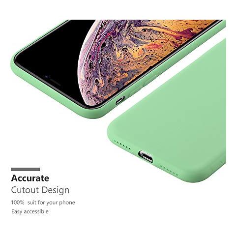 CUSTODIA per APPLE IPHONE XS MAX (6.5') IN SILICONE CON EFFETTO SOFT TOUCH  ED INTERNO IN