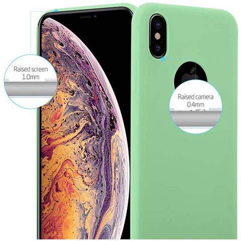 Cadorabo Custodia Compatibile Con Apple Iphone Xs Max In Candy Pastello Verde - Coperchio Protettivo In Silicone Tpu Flessibile - Foto 11