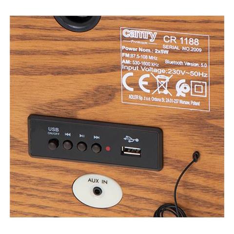 Retro Radio Cr 1188 In Legno - Foto 2