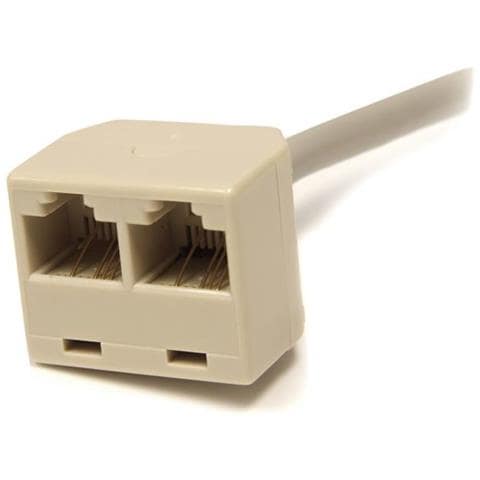 Cavo Adattatore sdoppiatore RJ45 2 a 1 - F / M - Foto 3