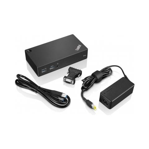 ThinkPad USB 3.0 Pro Dock, Cavo, AC, USB 3.0 (3.1 Gen 1) Type-A, , Nero, 5 - 40 °C - Foto 2