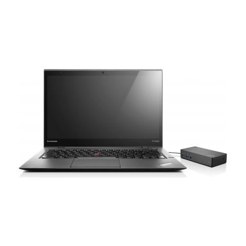 ThinkPad USB 3.0 Pro Dock, Cavo, AC, USB 3.0 (3.1 Gen 1) Type-A, , Nero, 5 - 40 °C - Foto 1