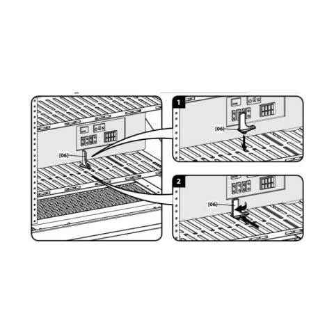 Fermo mensola per armadio audio video - Foto 2