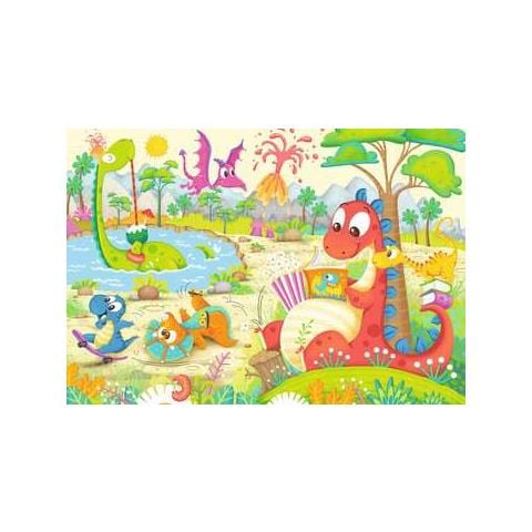 RVB05246 2 Puzzle da 12 Pezzi - Dinosauri Giocosi - Foto 3