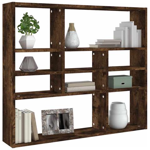 Mensola A Muro Rovere Fumo 90x16x78 Cm In Legno Multistrato - Foto 2