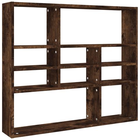 Mensola A Muro Rovere Fumo 90x16x78 Cm In Legno Multistrato - Foto 1