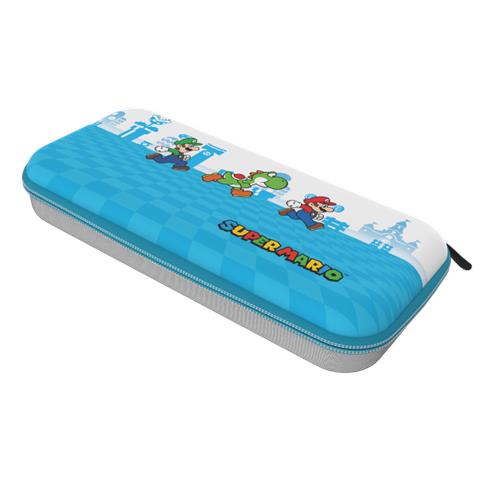 Pdp Mario Escape Custodia Rigida Nintendo Blu, Bianco - Foto 2