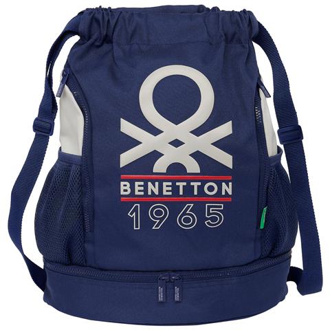 Zaino A Sacca Per Bambini Varsity Grigio Blu Marino 35 X 40 X 1 Cm - Foto 1