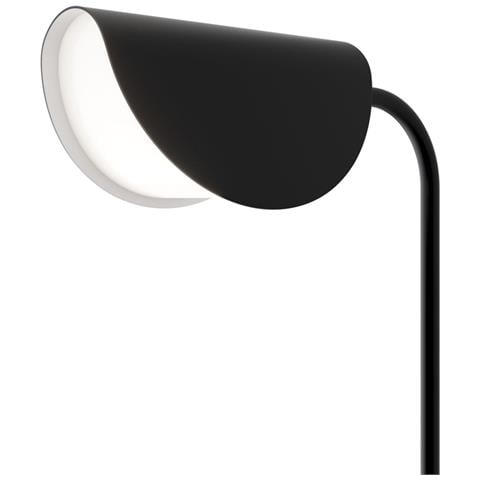Piantana Lampada Da Terra Moderno Mollis Metallo Nero Acrilico 1 Luce G9 7w - Foto 3