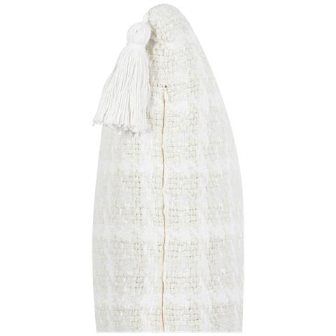 Set Di 2 Cuscini Douris 30 X 60 Cm Beige Chiaro Trama A Scacchi - Foto 11