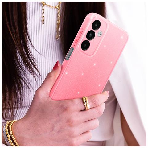 Cover Per Samsung Galaxy A05s Silicone Glitter Fotocamera Protetta - Foto 5