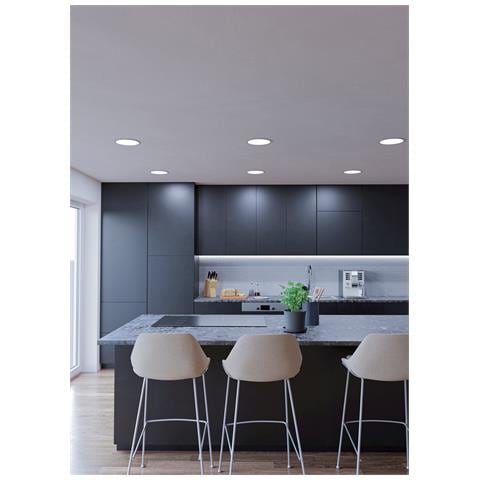 Faretto Ad Incasso Moderno Fueva Z Alluminio Bianco Led Integrato 16,5w Ip20 - Foto 2