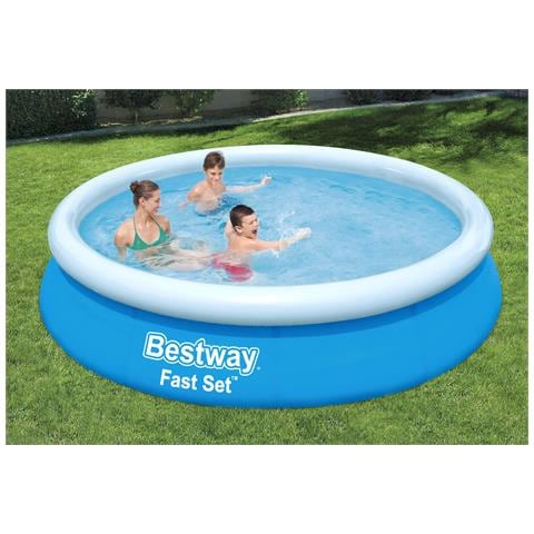 Piscina Autoportante Con Anello Fast Set Tonda 366x76 Cm 57274 - Foto 2