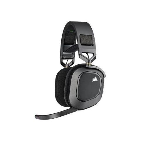 Cuffie Gaming HS80 RGB Wireless a Padiglione con Microfono Compatibile per Console di Gioco + PC /PS4/Xbox One Colore Nero - Foto 1