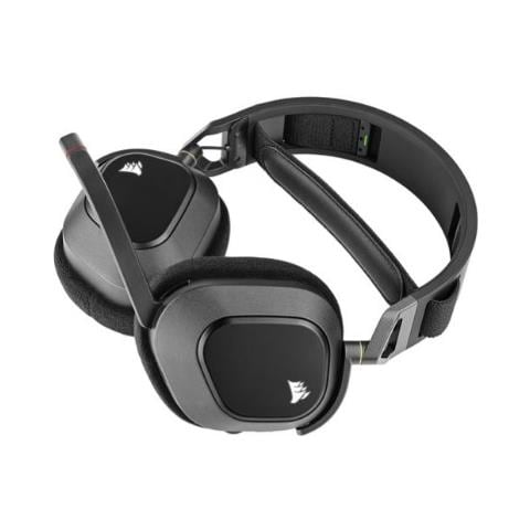 Cuffie Gaming HS80 RGB Wireless a Padiglione con Microfono Compatibile per Console di Gioco + PC /PS4/Xbox One Colore Nero - Foto 2